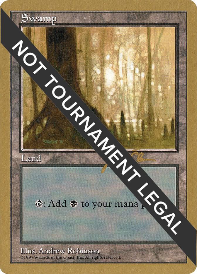 Swamp 445 1997 Jakub Slemr 5ED js441/131 (World Championship Decks)  | Good Games Modbury