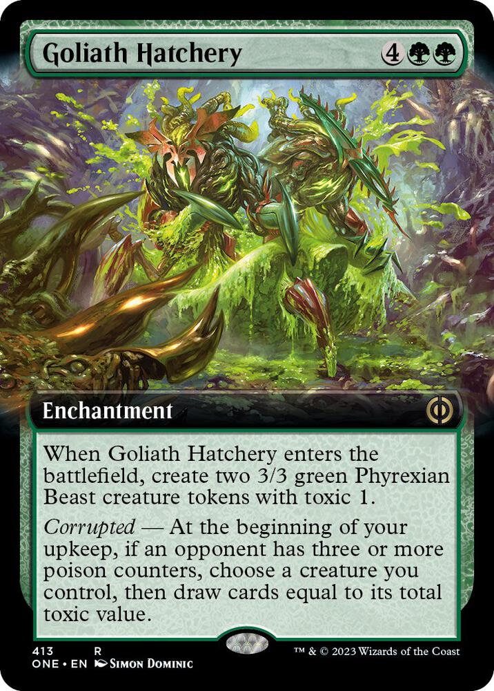 Goliath Hatchery 413/271 (Phyrexia: All Will Be One)  - Extended Art | Good Games Modbury