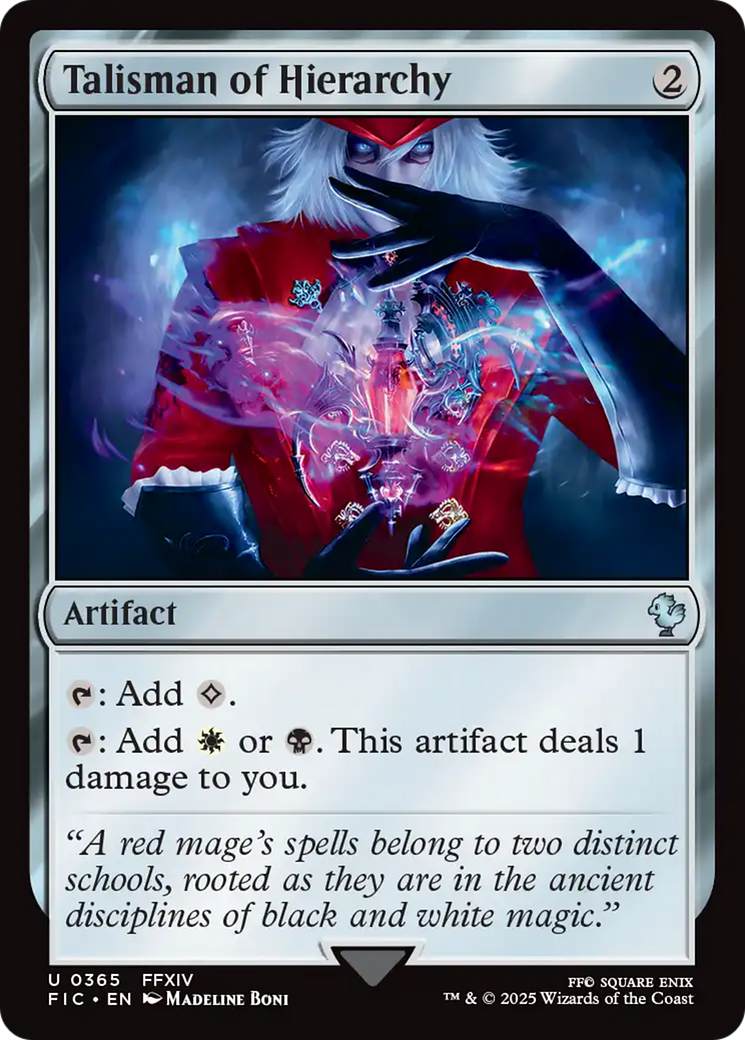 Talisman of Hierarchy [FINAL FANTASY Commander] | Good Games Modbury