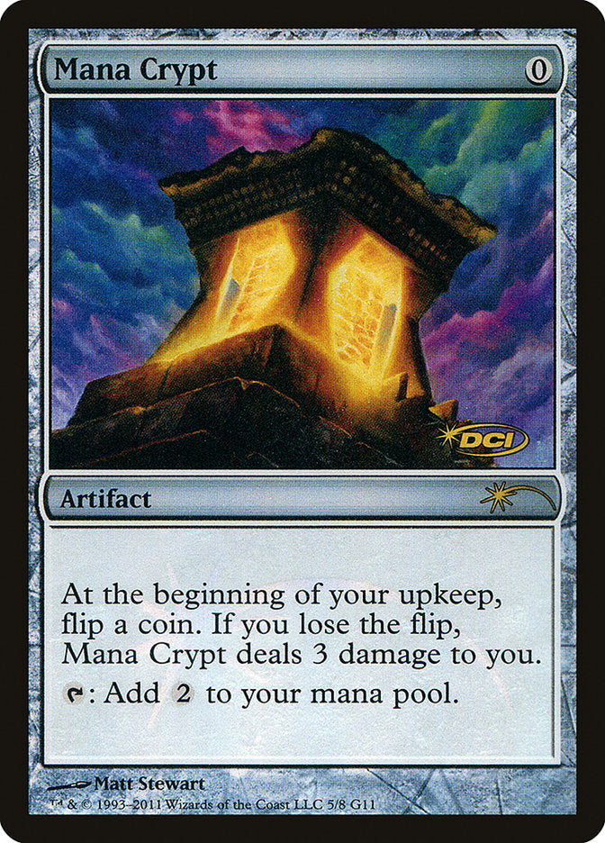 Mana Crypt [Judge Gift Cards 2011] | Good Games Modbury