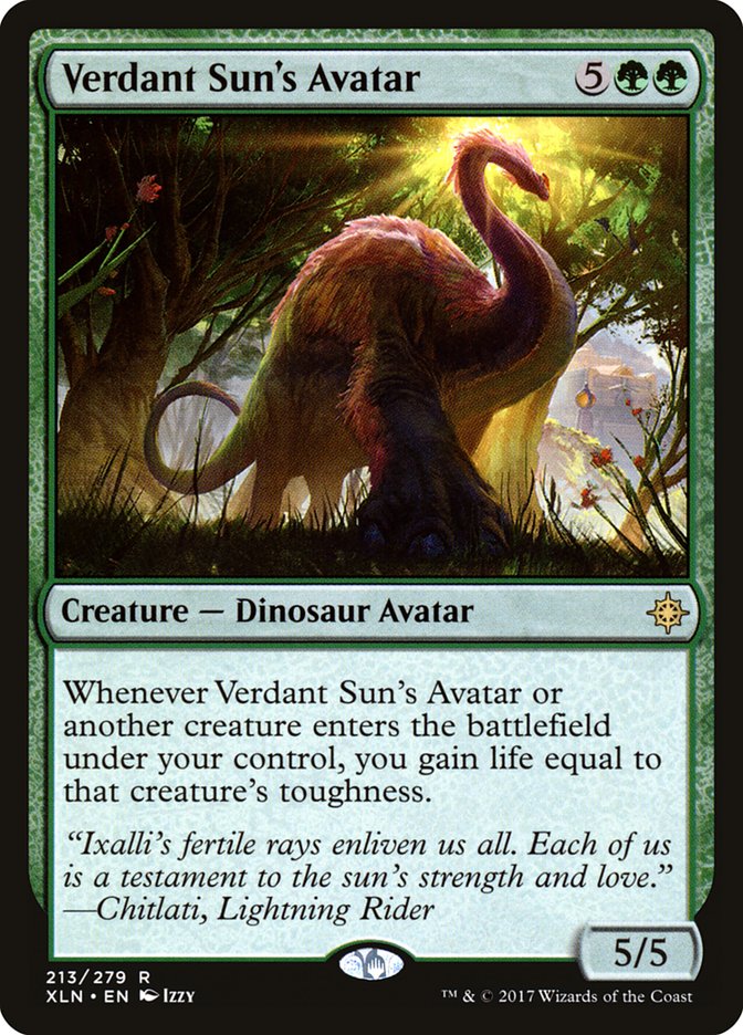 Verdant Sun's Avatar [Ixalan] | Good Games Modbury