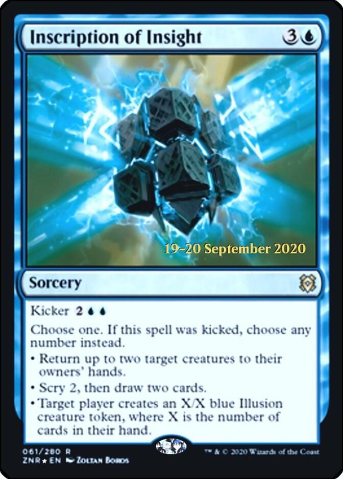 Inscription of Insight 61s/169 (Prerelease Cards)  - Foil | Good Games Modbury