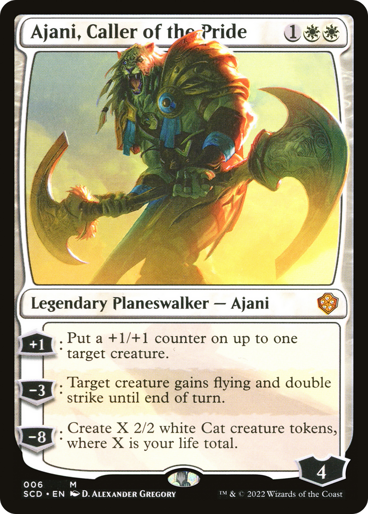 Ajani, Caller of the Pride [Starter Commander Decks] | Good Games Modbury