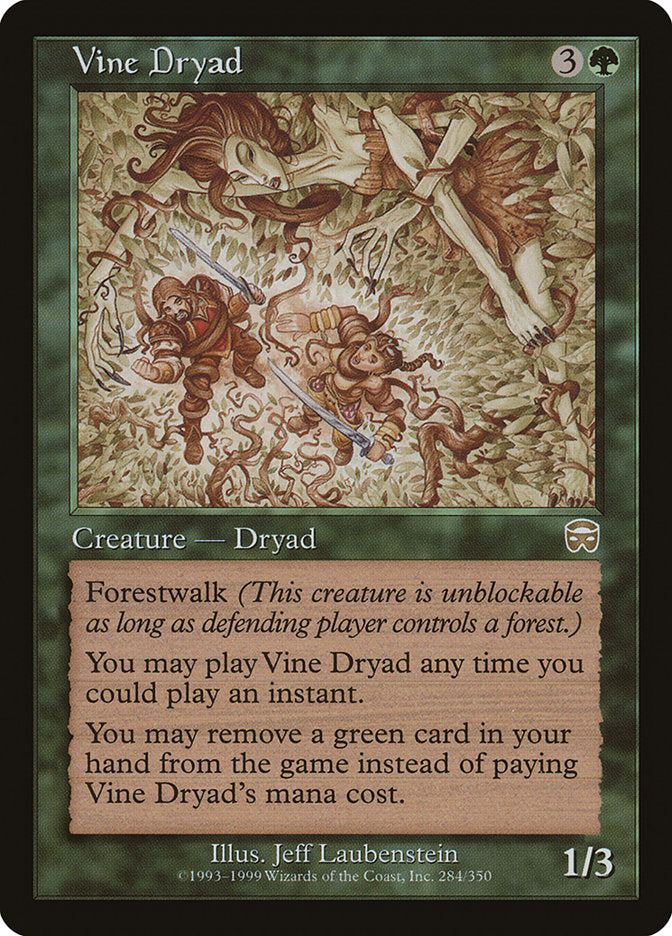 Vine Dryad [Mercadian Masques] | Good Games Modbury