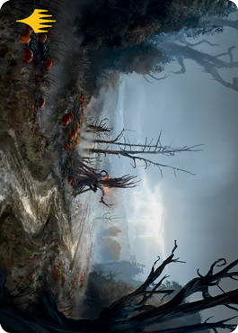 Overgrown Farmland Art Card (Gold-Stamped Signature) [Innistrad: Midnight Hunt Art Series] | Good Games Modbury