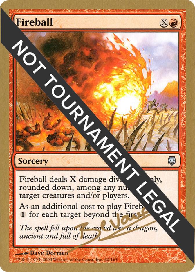 Fireball 2004 Manuel Bevand DST mb60/103 (World Championship Decks)  | Good Games Modbury