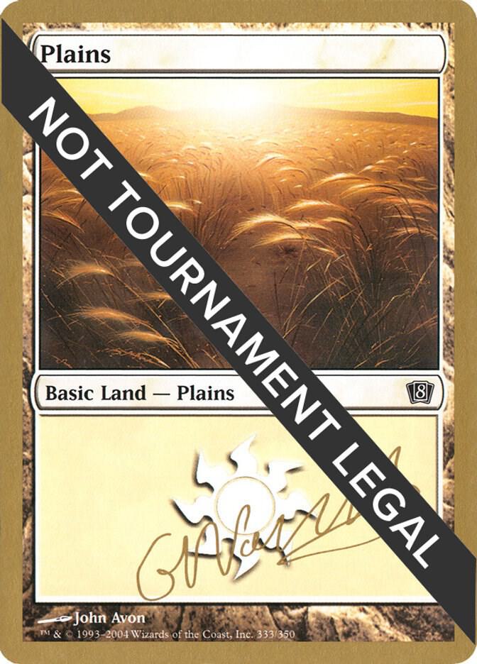 Plains 333 2004 Gabriel Nassif 8ED gn333/103 (World Championship Decks)  | Good Games Modbury