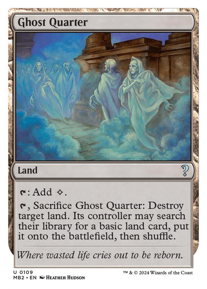 Ghost Quarter 109/390 (Mystery Booster 2)  | Good Games Modbury
