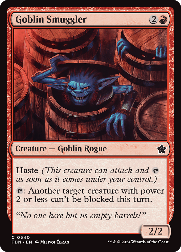 Goblin Smuggler [Foundations] | Good Games Modbury