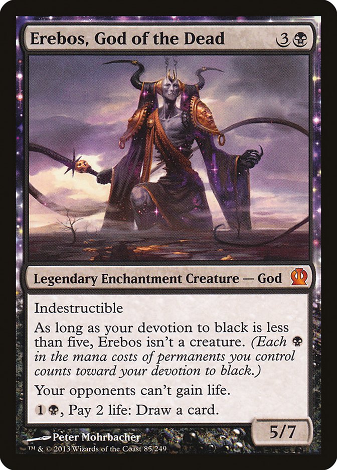 Erebos, God of the Dead 85/249 (Theros)  | Good Games Modbury