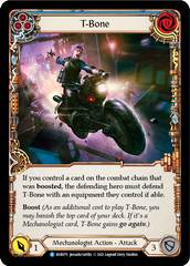 T-Bone (Blue) [EVR075] (Everfest)  1st Edition Rainbow Foil | Good Games Modbury