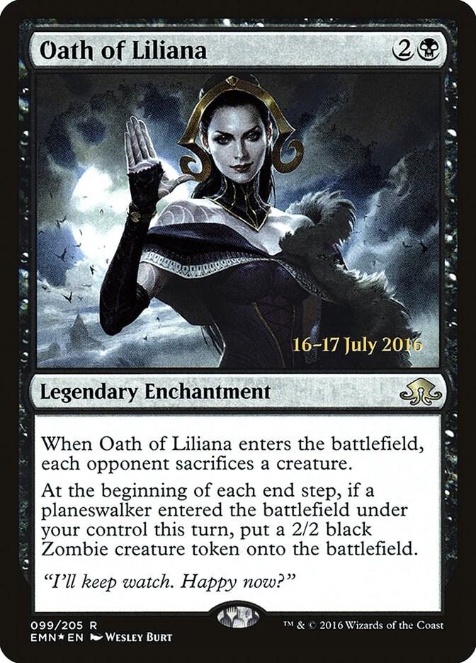 Oath of Liliana 99s/77 (Prerelease Cards)  - Foil | Good Games Modbury