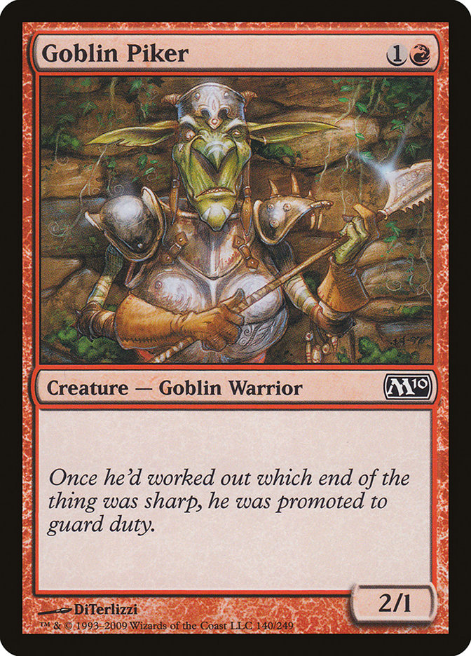 Goblin Piker [Magic 2010] | Good Games Modbury