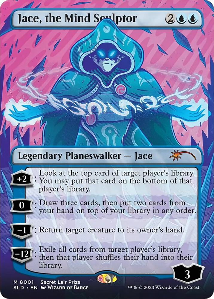 Jace, the Mind Sculptor 8001/1 (Secret Lair Showdown)  - Borderless Foil | Good Games Modbury