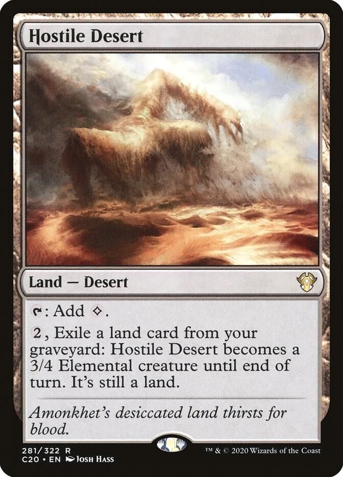 Hostile Desert 281 (Commander 2020)  | Good Games Modbury