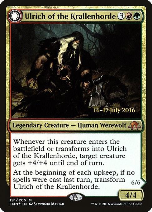 Ulrich of the Krallenhorde 191s/77 (Prerelease Cards)  - Foil | Good Games Modbury