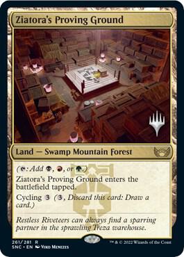Ziatoras Proving Ground 261 (Promo Pack: Streets of New Capenna)  - Foil | Good Games Modbury