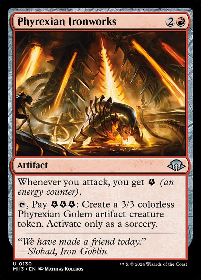 Phyrexian Ironworks 130/319 (Modern Horizons 3)  | Good Games Modbury