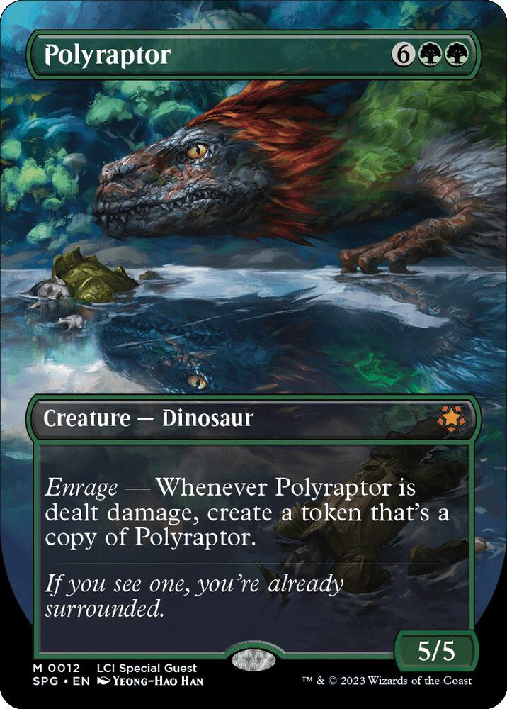 Polyraptor 12 (Special Guests)  - Borderless Foil | Good Games Modbury