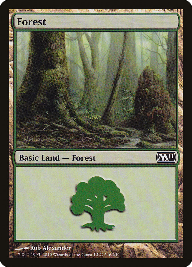 Forest (246) [Magic 2011] | Good Games Modbury
