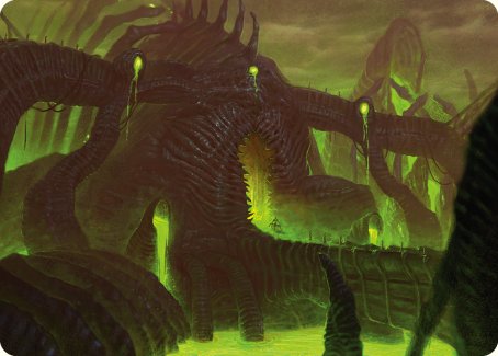 The Dross Pits Art Card [Phyrexia: All Will Be One Art Series] | Good Games Modbury