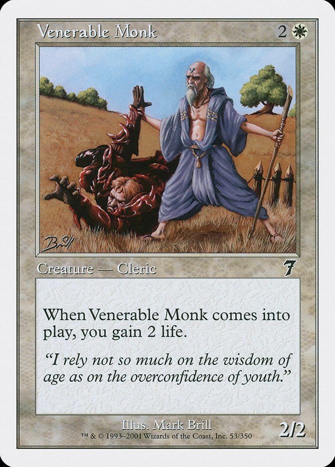 Venerable Monk [Seventh Edition] | Good Games Modbury