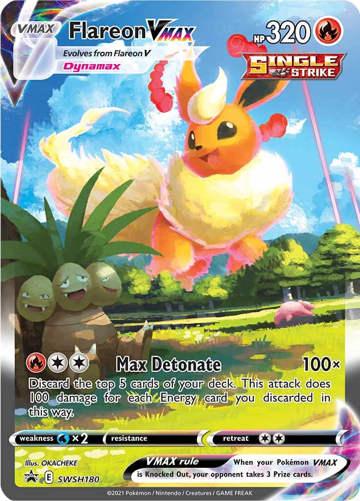 Flareon VMAX (SWSH180) [Sword & Shield: Black Star Promos] | Good Games Modbury