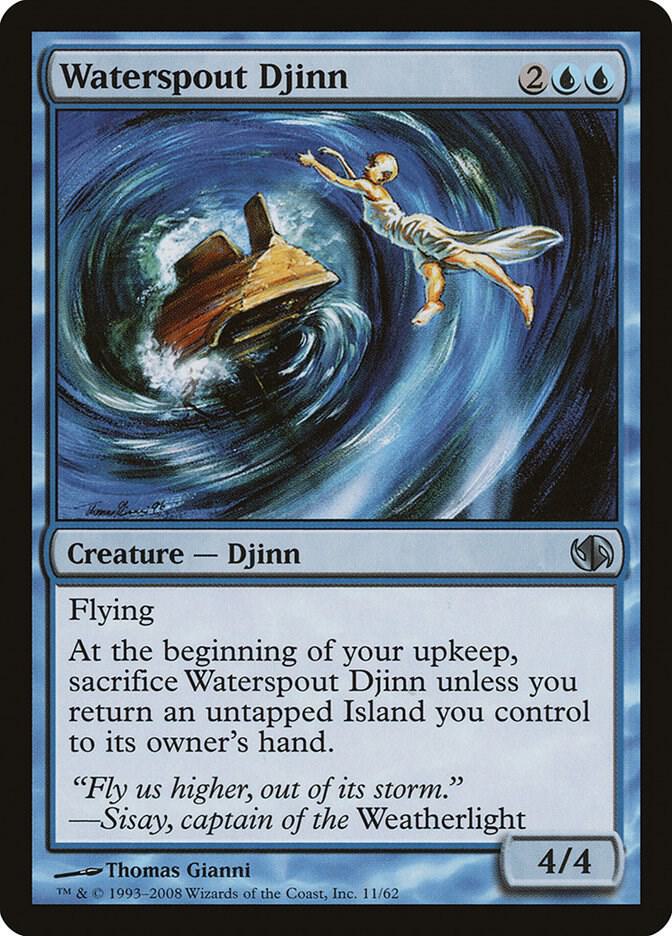 Waterspout Djinn 11/62 (Duel Decks: Jace vs. Chandra)  | Good Games Modbury