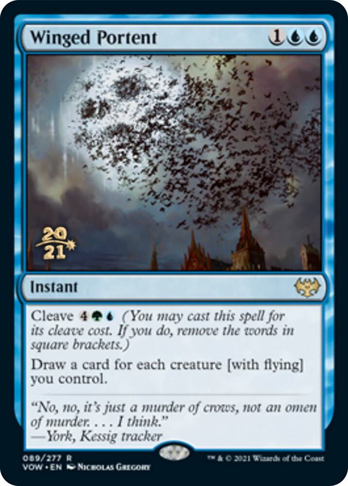 Winged Portent 89s/137 (Prerelease Cards)  - Foil | Good Games Modbury