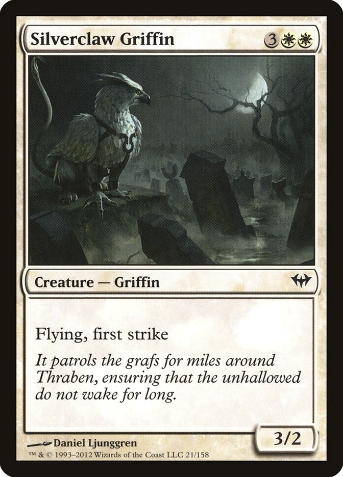 Silverclaw Griffin 21/158 (Dark Ascension)  - Foil | Good Games Modbury