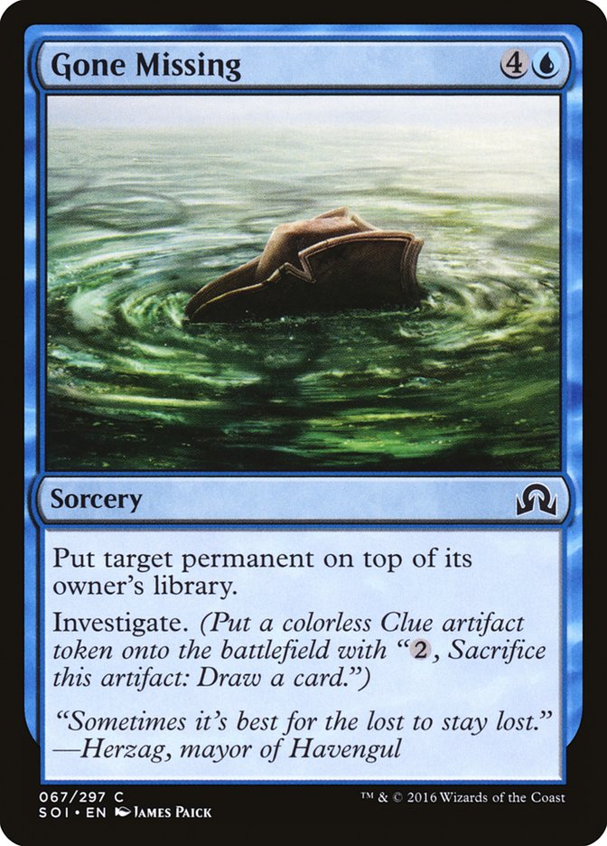 Gone Missing [Shadows over Innistrad] | Good Games Modbury