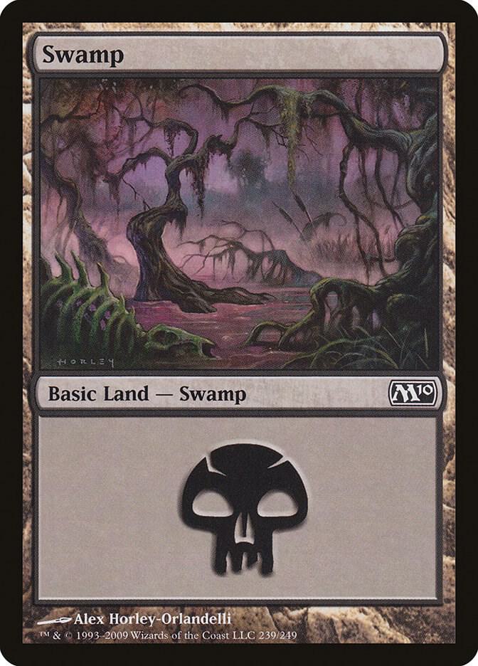 Swamp 239/249 (Magic 2010 (M10))  - Foil | Good Games Modbury