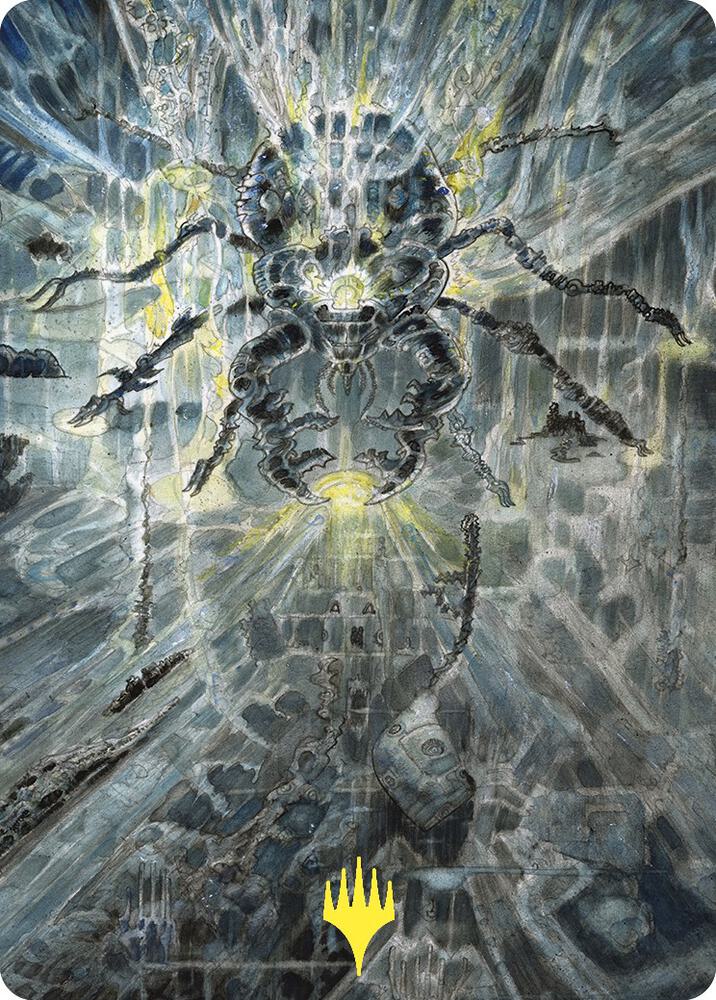 Darksteel Mutation Art Card Gold Stamped 31 (Art Series: Commander Masters)  | Good Games Modbury