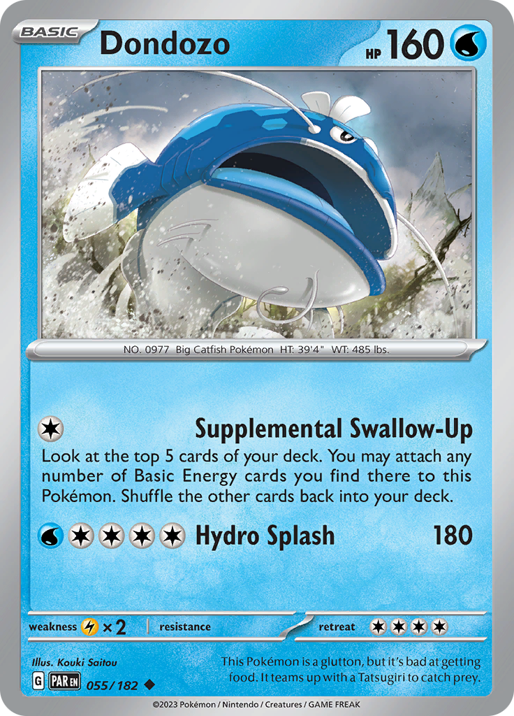 Dondozo (055/182) [Paradox Rift] | Good Games Modbury