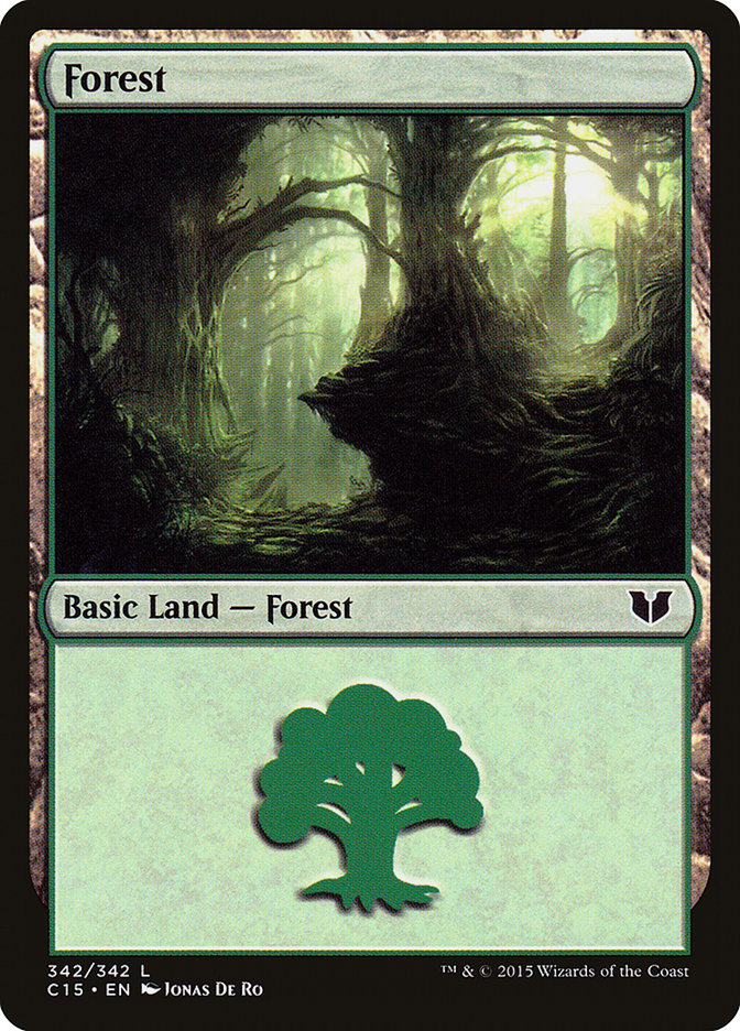Forest (342) [Commander 2015] | Good Games Modbury