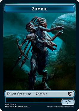 Zombie 004 Zombie 005 Double Sided Token 4 // 5 (Commander: Innistrad: Midnight Hunt)  | Good Games Modbury