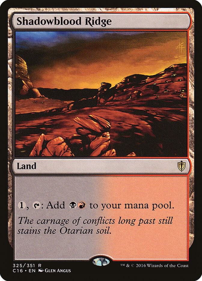 Shadowblood Ridge 325/351 (Commander 2016)  | Good Games Modbury
