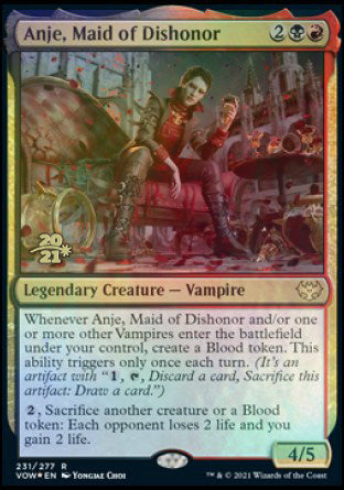 Anje, Maid of Dishonor [Innistrad: Crimson Vow Prerelease Promos] | Good Games Modbury