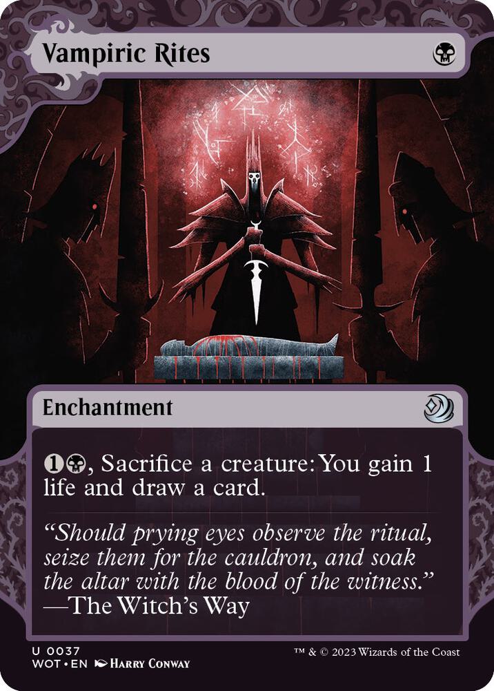 Vampiric Rites 37/63 (Wilds of Eldraine: Enchanting Tales)  - Showcase | Good Games Modbury