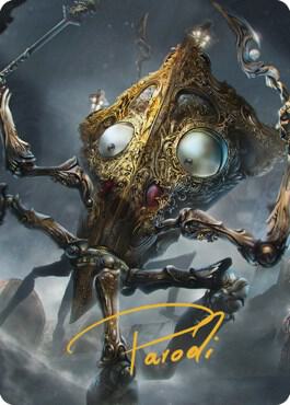 Tridrone Art Card Gold Stamped Signature 26 (Art Series: Commander Legends: Battle for Baldur's Gate)  | Good Games Modbury