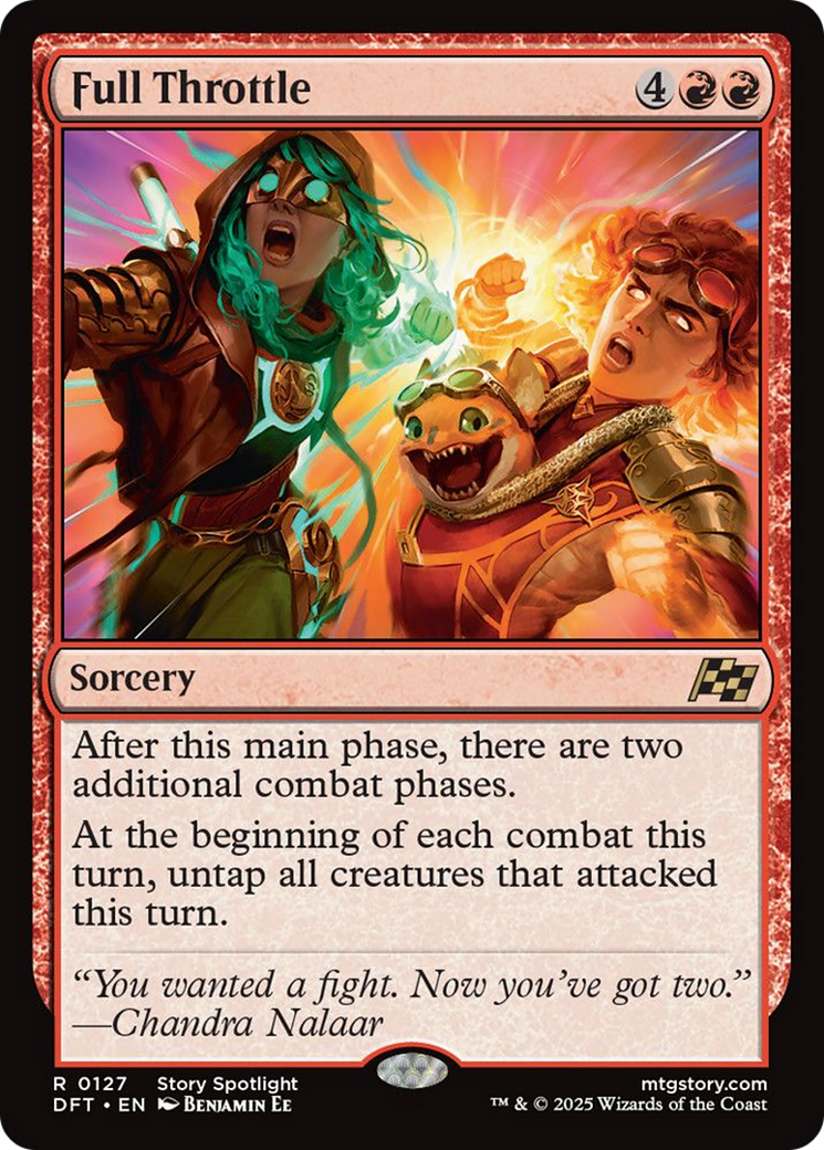 Full Throttle (First-Place Foil) [Aetherdrift] | Good Games Modbury