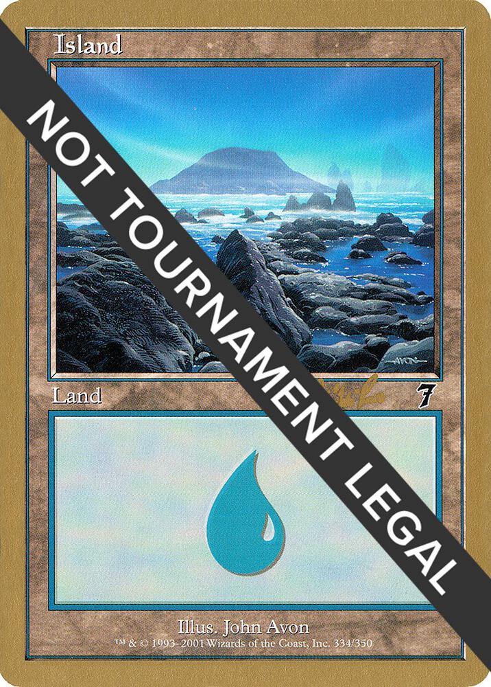 Island 334 2002 Carlos Romao 7ED cr334/153 (World Championship Decks)  | Good Games Modbury