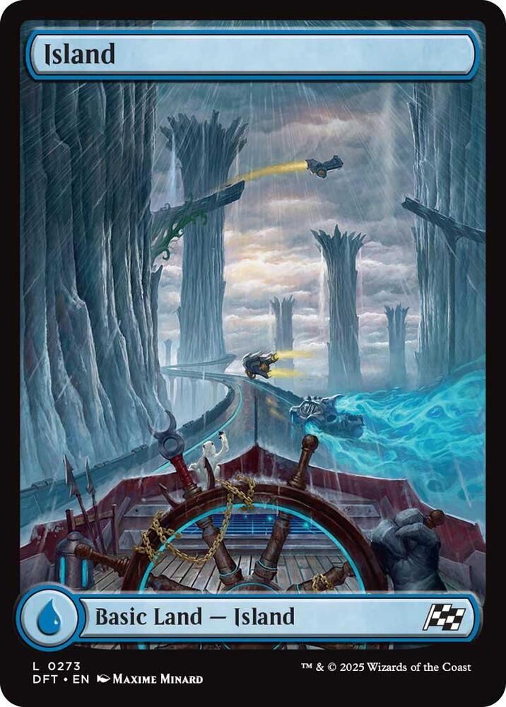 Island 273 (Aetherdrift)  - Foil | Good Games Modbury