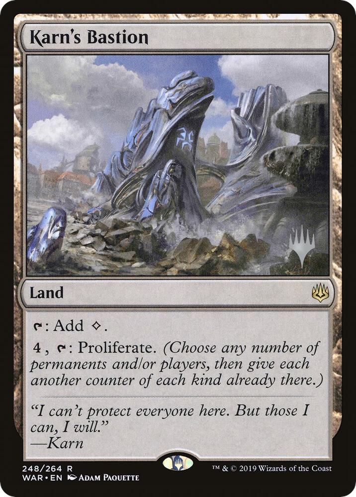 Karns Bastion 248 (Promo Pack: Throne of Eldraine)  - Foil | Good Games Modbury