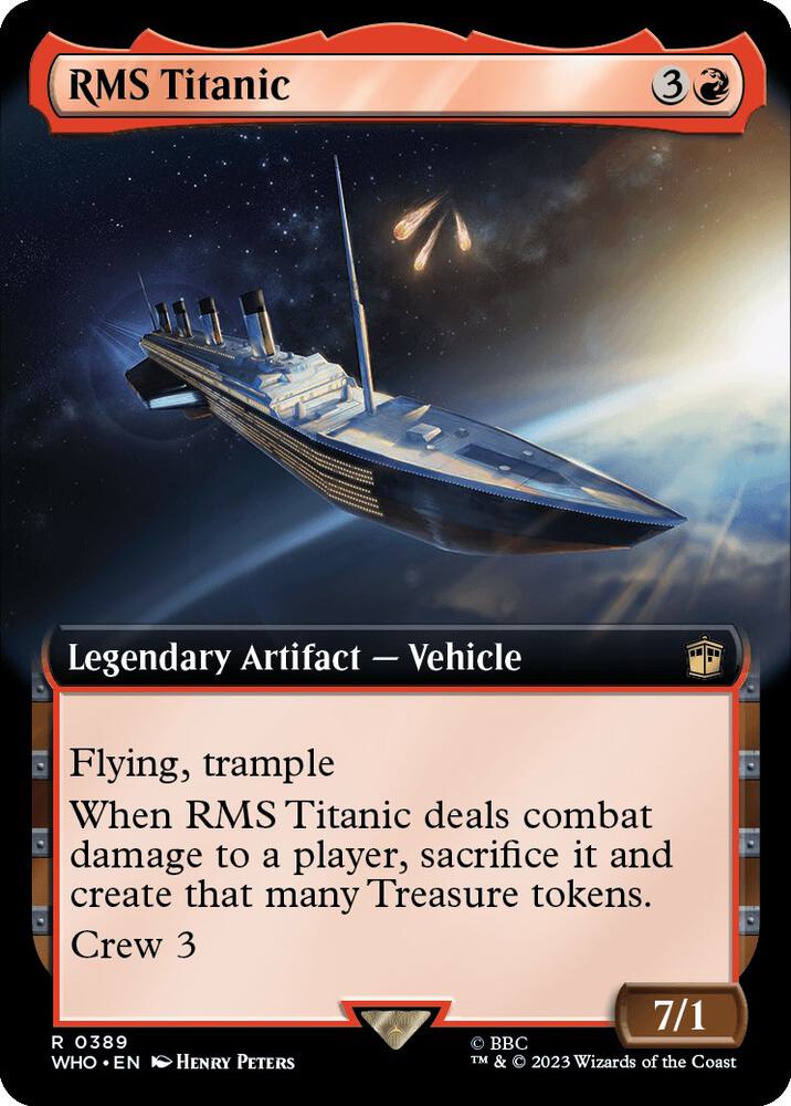 RMS Titanic 389/331 (Universes Beyond: Doctor Who)  - Extended Art | Good Games Modbury