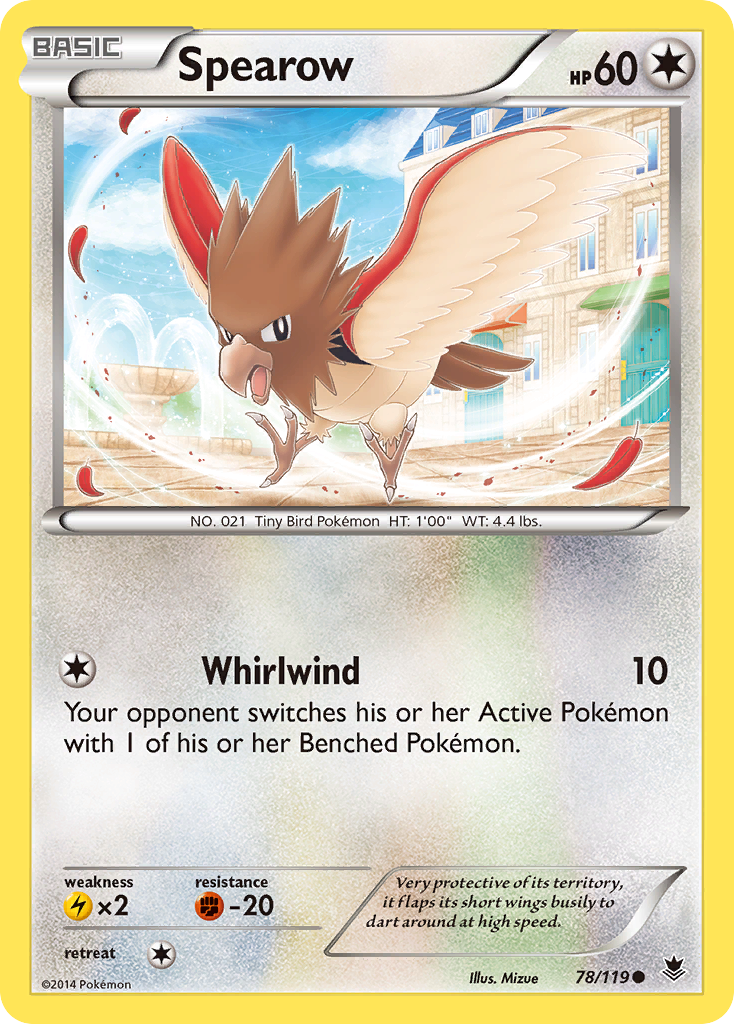 Spearow (78/119) [XY: Phantom Forces] | Good Games Modbury