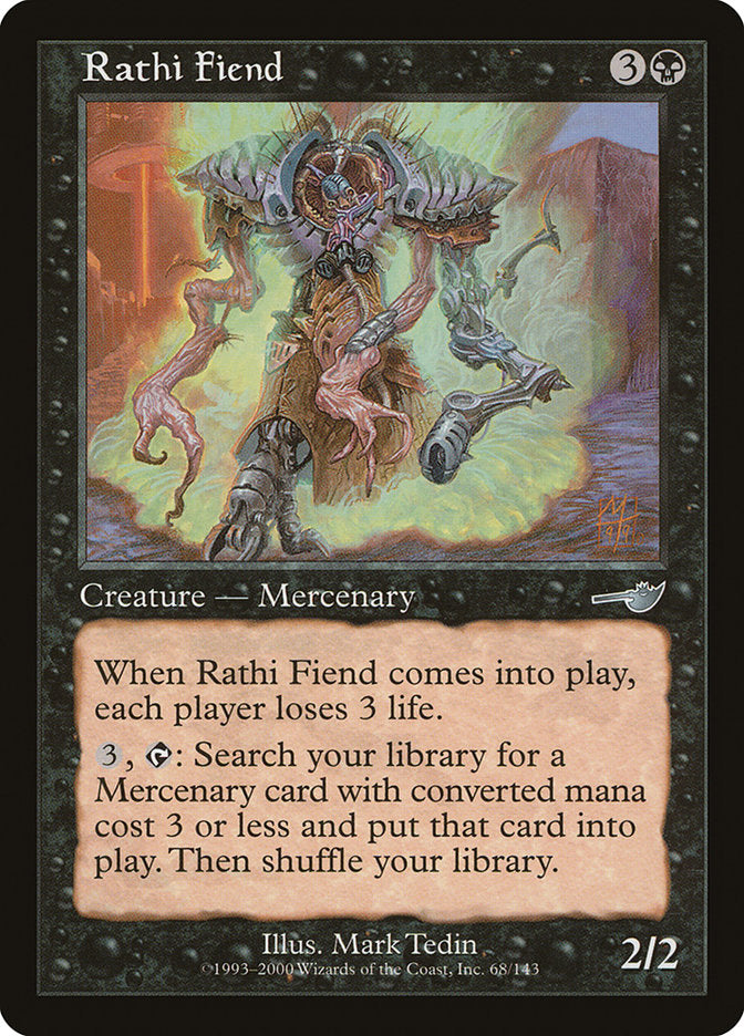 Rathi Fiend 68/143 (Nemesis)  | Good Games Modbury
