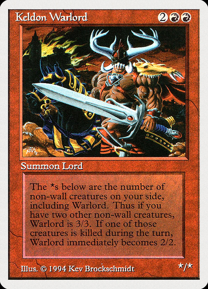 Keldon Warlord [Summer Magic / Edgar] | Good Games Modbury