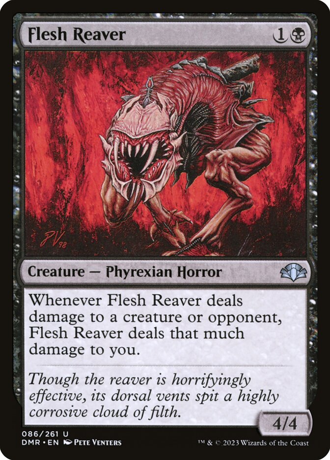 Flesh Reaver 86/261 (Dominaria Remastered)  - Foil | Good Games Modbury