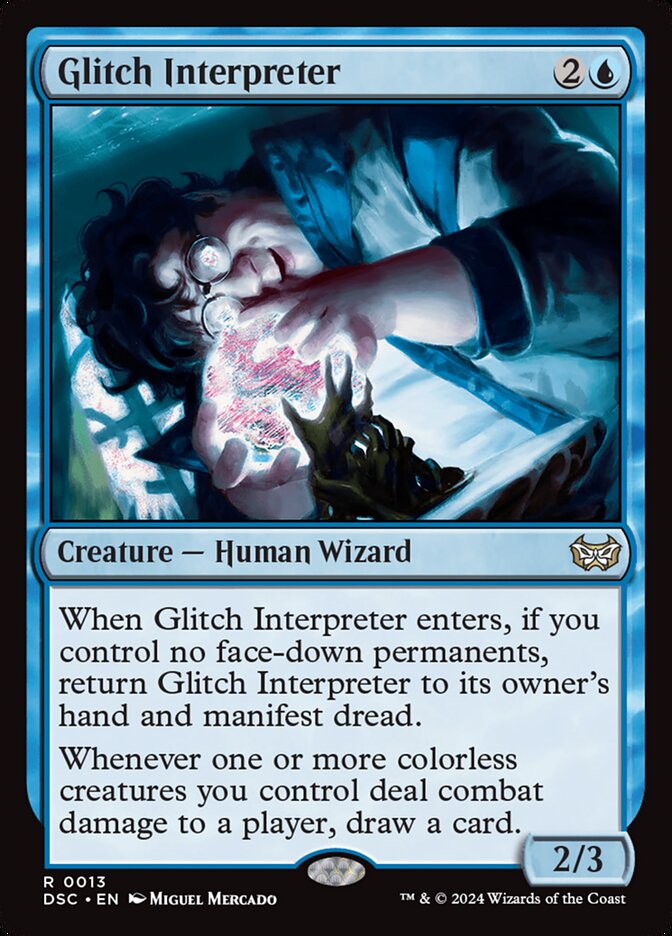 Glitch Interpreter 13/40 (Commander: Duskmourn: House of Horror)  | Good Games Modbury
